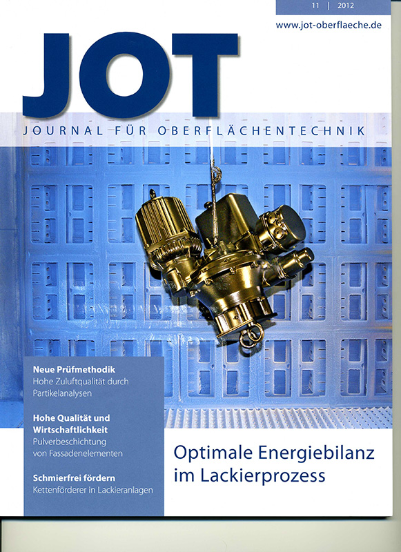 edrizzi® im Journal für Oberlfächentechnik 11.2012